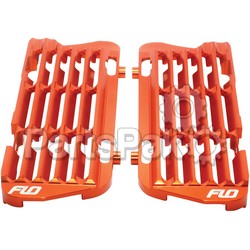 Flo Motorsports FLO750ORG; High Flow Radiator Braces Orange; 2-WPS-122-8074