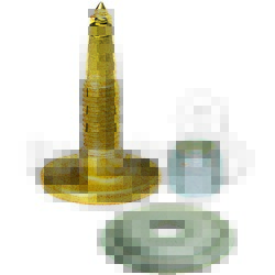 Woodys GDPK-1325-90; 90-Pack Woodys Gold Digger Kit Studs / Backers / Nuts; 2-WPS-18-31120-90