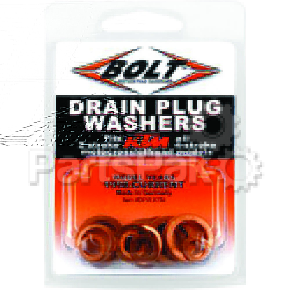 Bolt DPW.KTM; Fits KTM Drain Plug Washers 2/4 Stroke Models