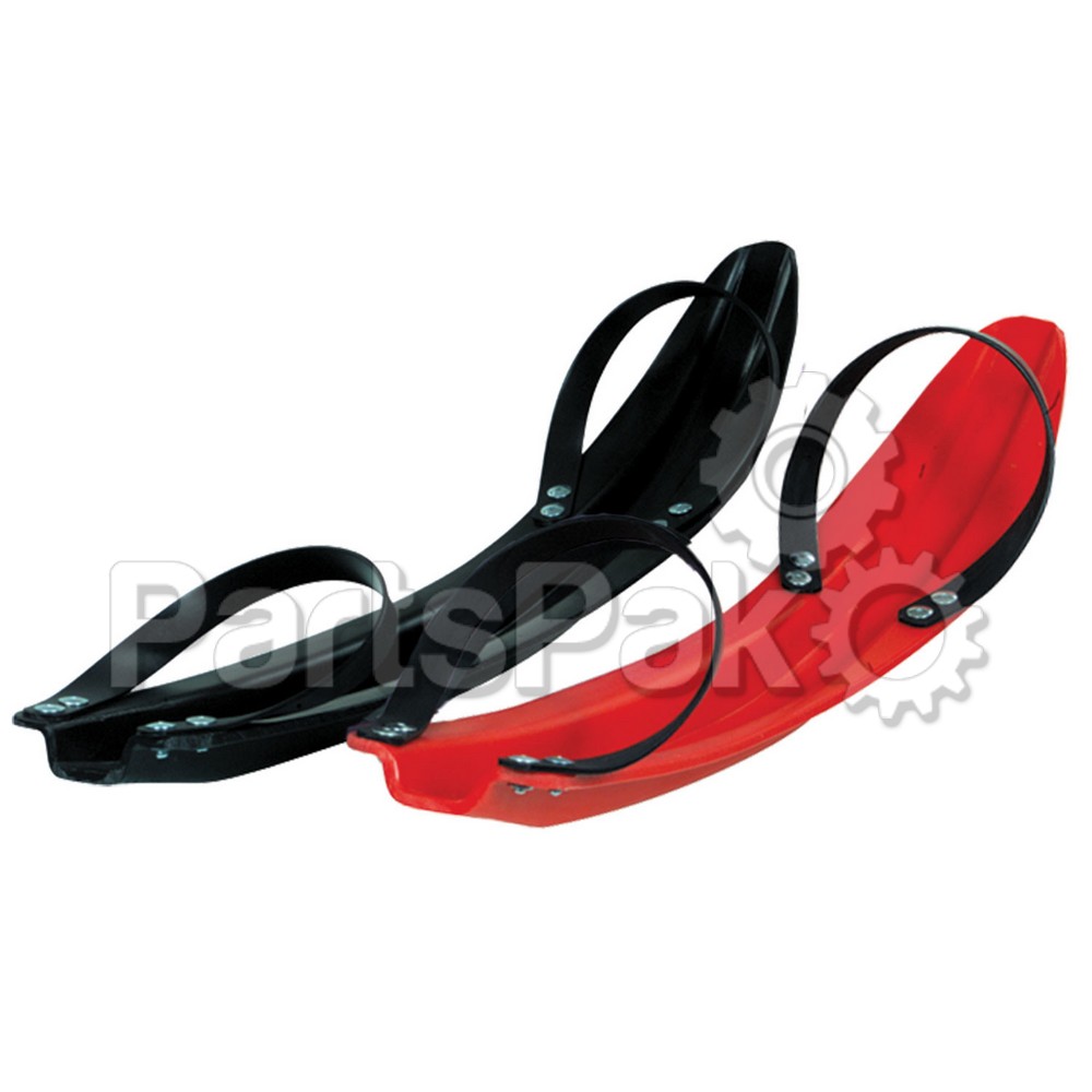 SLP - Starting Line Products 35-238; (Pair) Slp Ski Slips Black Snowmobile With 24-inch Straps