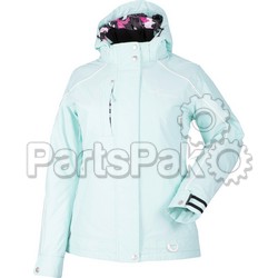 Divas 35285; Lily Collection Jacket Spearmint Heather 1X