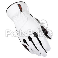 Spidi A125-001-L; Glove Class Lady White Lg