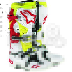 Alpinestars 2010014-236-12; Tech 10 Boots White / Red / Yellow Size 12