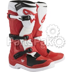 Alpinestars 2013018-32-6; Tech 3 Boots Red / White Size 06