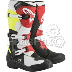 Alpinestars 2013018-1053-5; Tech 3 Boots Black / White / Yellow Size 05