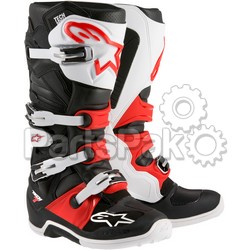 Alpinestars 2012014-123-5; Tech 7 Boots Black / White / Red Size 05