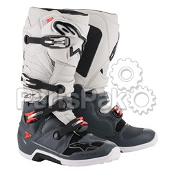 Alpinestars 2012014-930-6; Tech 7 Boots Grey / Red Size 06; 2-WPS-482-21906