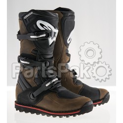 Alpinestars 2004017-818-8; Tech-T Boots Brown Oiled Leather Size 08; 2-WPS-482-43008