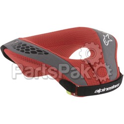 Alpinestars 6741018-13-L/X; Youth Sequence Neck Support Black / Red Yl / Yx