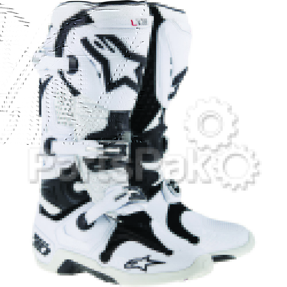 Alpinestars 2010014-20-14; Tech 10 Boots White Vented Size 14