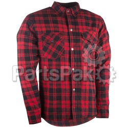 Highway 21 #6049 489-1180~3; Marksman Riding Flannel Black / Red Md