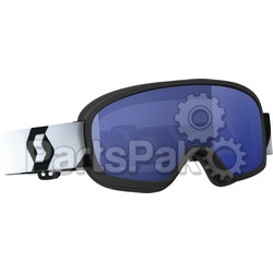 Scott 262588-1007030; Goggle Buzz Pro Snow Black / White W / Sky Blue Lens