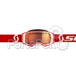 Scott 262581-1030024; Goggle Prospect Snow White / Red W / Red Chrome