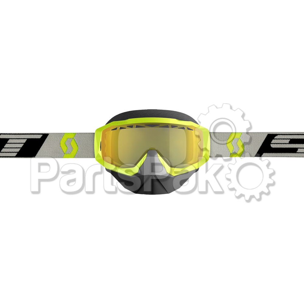 Scott 268196-4331029; Hustle X Snow Goggle Yellow / Grey W / Yellow Lens