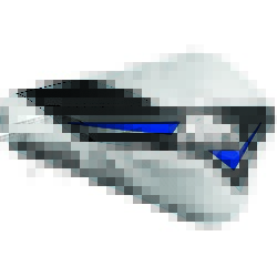 Rox 1G-FT-O02; Rox Flex-Tec 2 Handguard White / Black / Blue Snowmobile; 2-WPS-44-82816