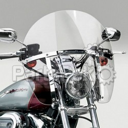 National Cycle N21417; SwitchBlade Chopped Clear Windshield Harley Davidson Narrow; 2-WPS-562-2380C