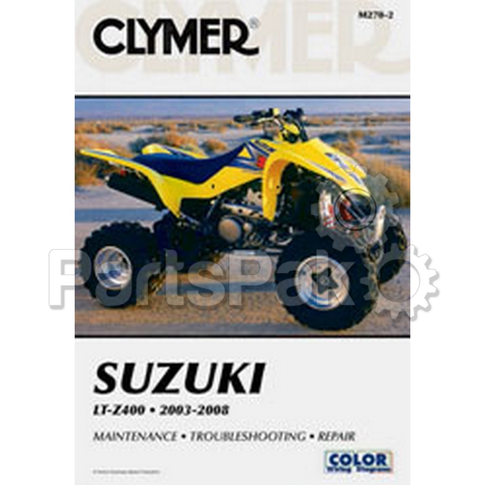 Clymer Manuals M270-2; M270 Lt-Z400 Suzuki Clymer Repair Manual