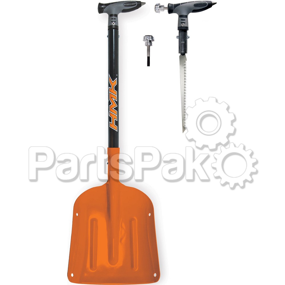 HMK HM3SHOVELSO; Hmk L Handle Survival Shovel Orange
