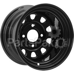 ITP (Industrial Tire Products) 1221753014; Wheel, Delta Blk F / R 12X7 4+3 4/110 Grizzly 550/700; 2-WPS-57-9239