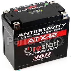 Antigravity Batteries AG-ATX12-RS; Lithium Battery Atx12-Rs 360 Ca; 2-WPS-58-7005