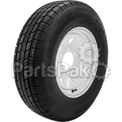 AWC TA2056060-71R225E; Trailer Tire / Rim Assembly White 15X6 6 On 5.5/225-75R15 -E-; 2-WPS-58-8176