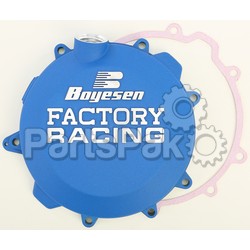 Boyesen CC-42CL; Factory Racing Clutch Cover Blue