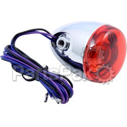 Chris Products 8887R; Bullet Turn Signal Rear Red Lens