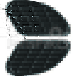 One Emblems BUMPS13P; Soft Touch Leather L&R Black Tankpad; 2-WPS-623-1059