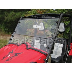 Seizmik 25003; Windshield - Versa-Fold - Double Sided Hard Coated Polycarbonate Fits Mid Size Rangers Pro-Fit; 2-WPS-63-25003