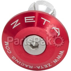 Zeta ZE48-7106; Bar End Plug Red; 2-WPS-634-8401