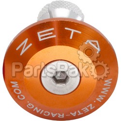 Zeta ZE48-7109; Bar End Plug Orange 35-mm