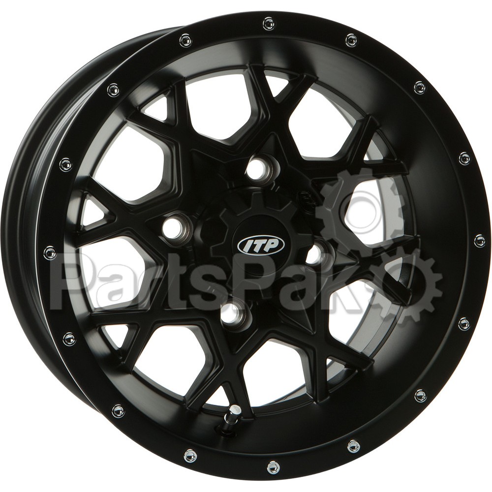 ITP (Industrial Tire Products) 1428640536B; Wheel, Hurricane 14X7 4X4 5+2 Black