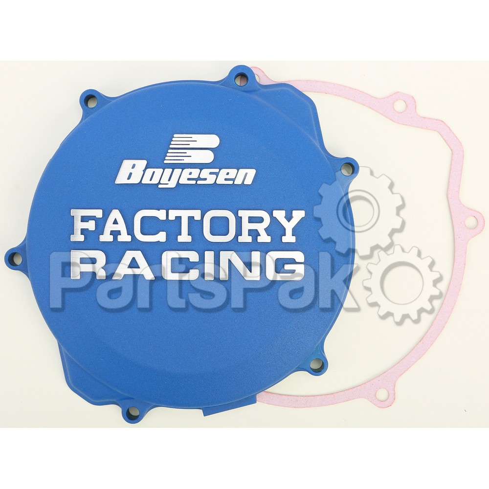 Boyesen CC-32AL; Factory Racing Clutch Cover Blue