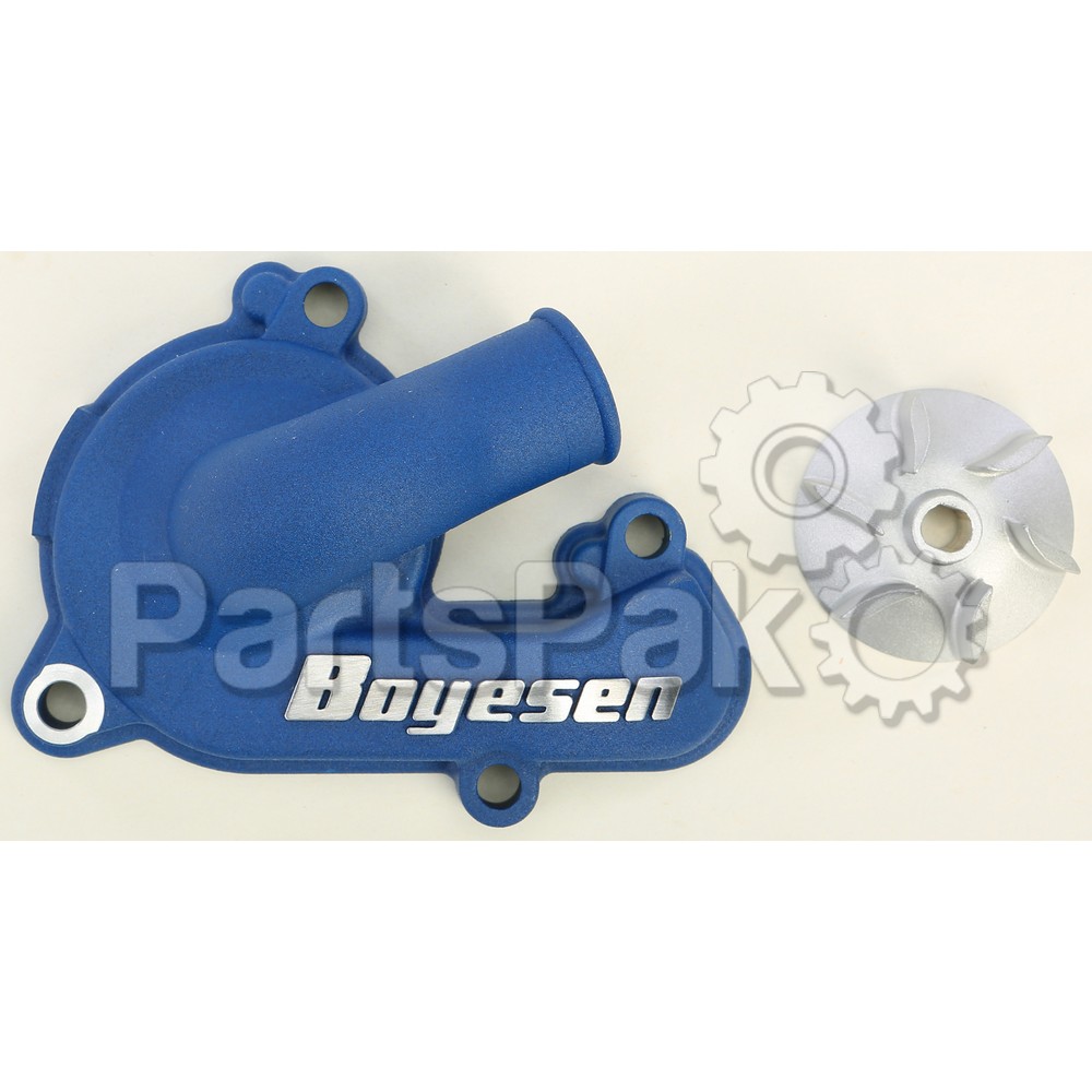 Boyesen WPK-44L; Water Pump Cover & Impeller Kit Blue