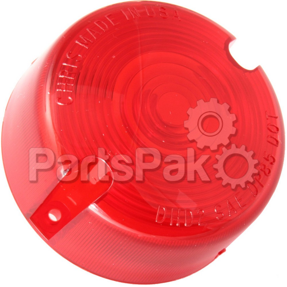 Chris Products DHD2R; Turn Signal Lens Late Xl Models Red