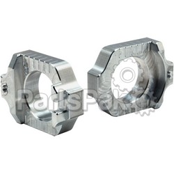 Works Connection 17-325; Axle Blocks Elite Yam Silver; 2-WPS-66-17325