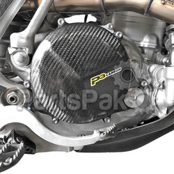 P3 715070; Carbon Fiber Clutch Cover Fits Honda Crf450R / Rx