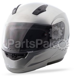 Gmax G104193; Md-04 Modular Helmet Metallic Silver Xs