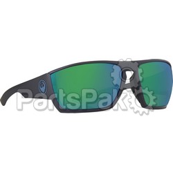 Dragon 351436816008; Cutback Sunglasses Matte Black H2O W / Green Ion Polar Lens