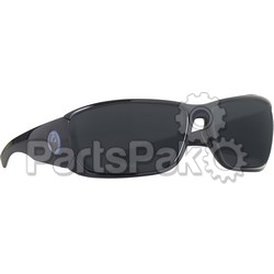 Dragon 351596615001; Tow In Sunglasses Shiny Black W / Smoke Lens