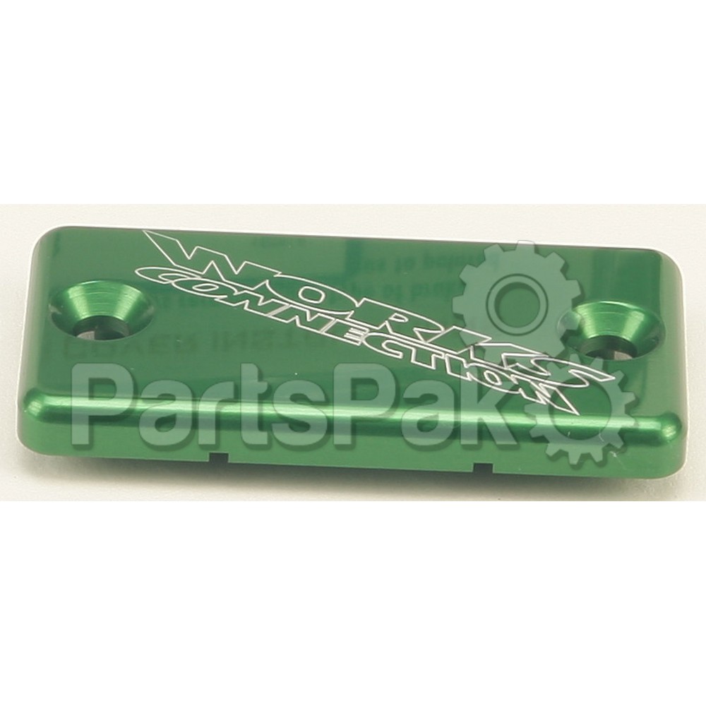 Works Connection 21-110; Front Brake Cover Green