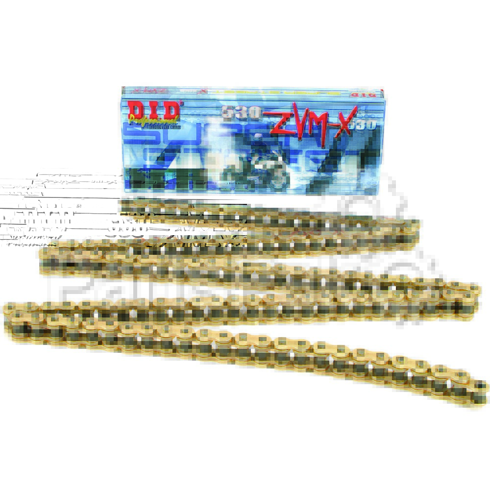 DID (Daido) 530ZVMXG-100L; Super Street 530Zvmxg-100L X-Ring Chain Gold