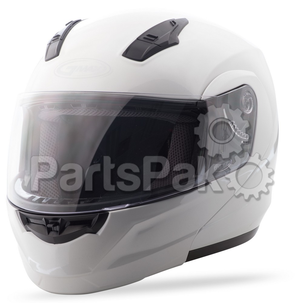 Gmax G104084; Md-04 Modular Helmet Pearl White Sm