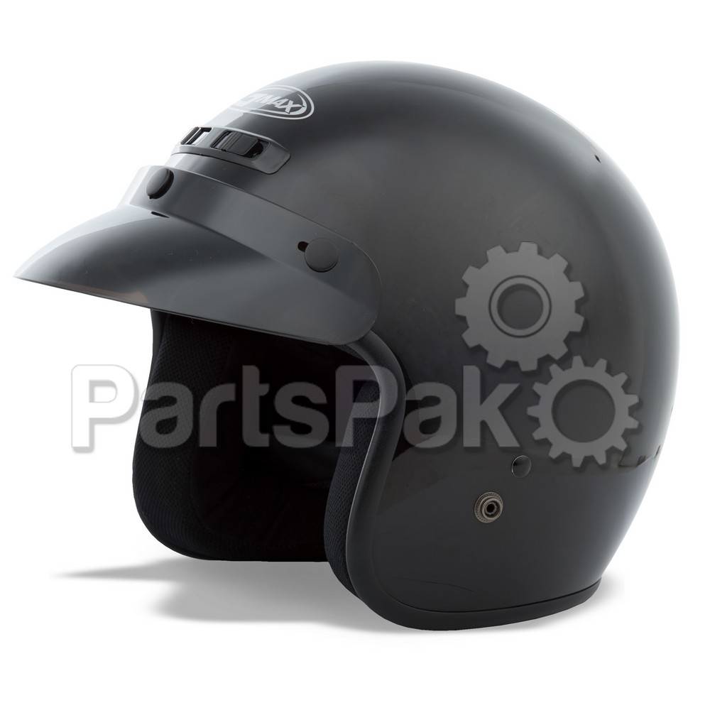 Gmax G102020; Gm-2 Open-Face Helmet Black 4X