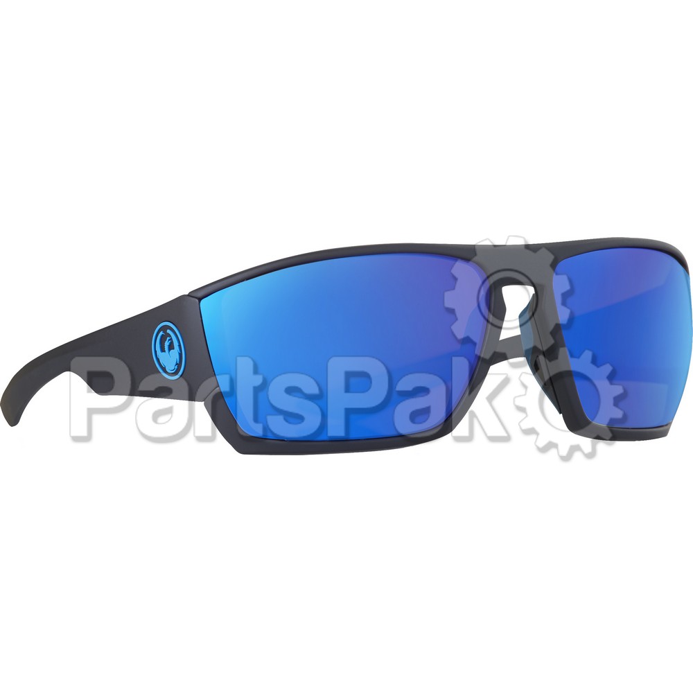 Dragon 351436816007; Cutback Sunglasses Matte Black H2O W / Blue Ion Polar Lens