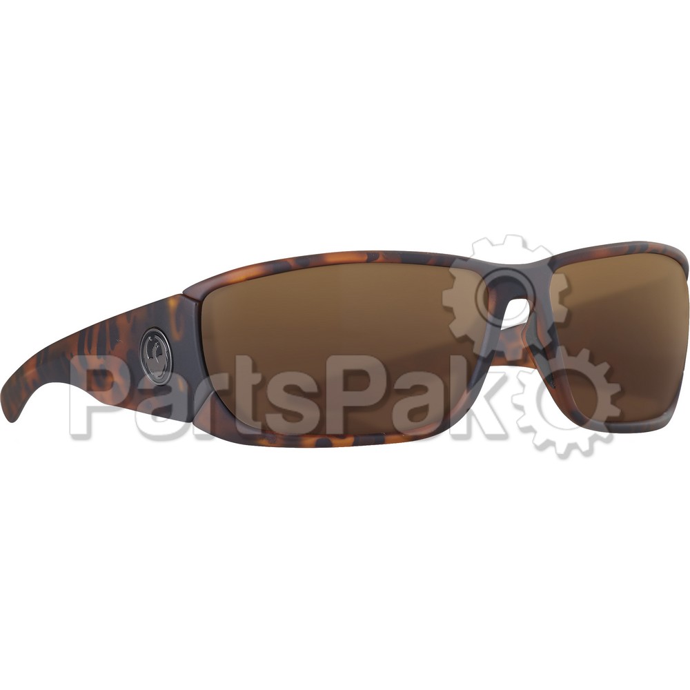 Dragon 351596615244; Tow In Sunglasses Matte Tortoi W / Bronze Lens