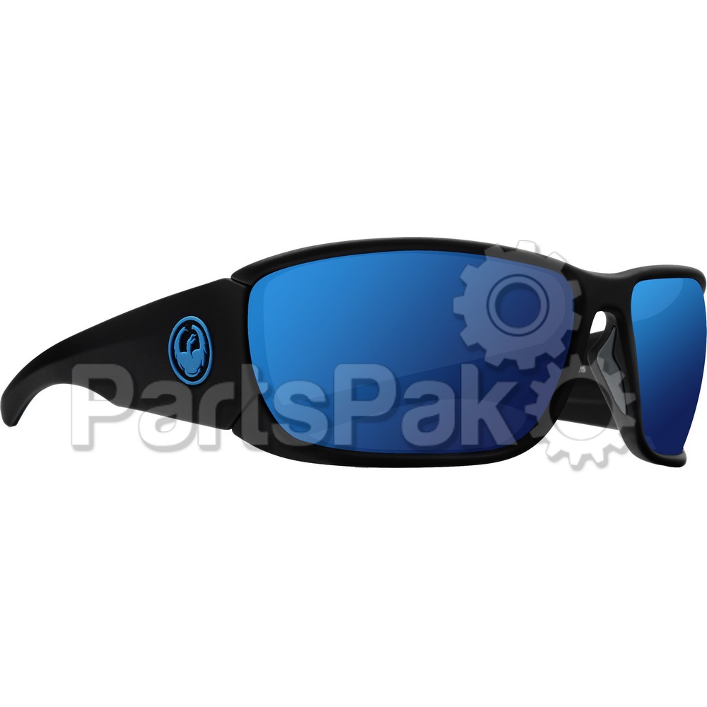 Dragon 351626615007; Tow In Sunglasses Matte Black H2O W / Blue Ion Polar Lens