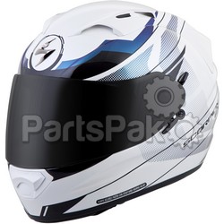 Scorpion T12-4604; Exo-T1200 Full-Face Mainstay Helmet White / Blue M