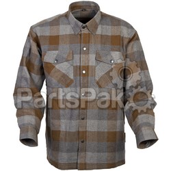 Scorpion 13303-5; Covert Flannel Tan L Tan / Brown Shirt; 2-WPS-75-5502L