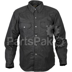 Scorpion 13503-5; Covert Lg Waxed Riding Shirt Black; 2-WPS-75-5505L